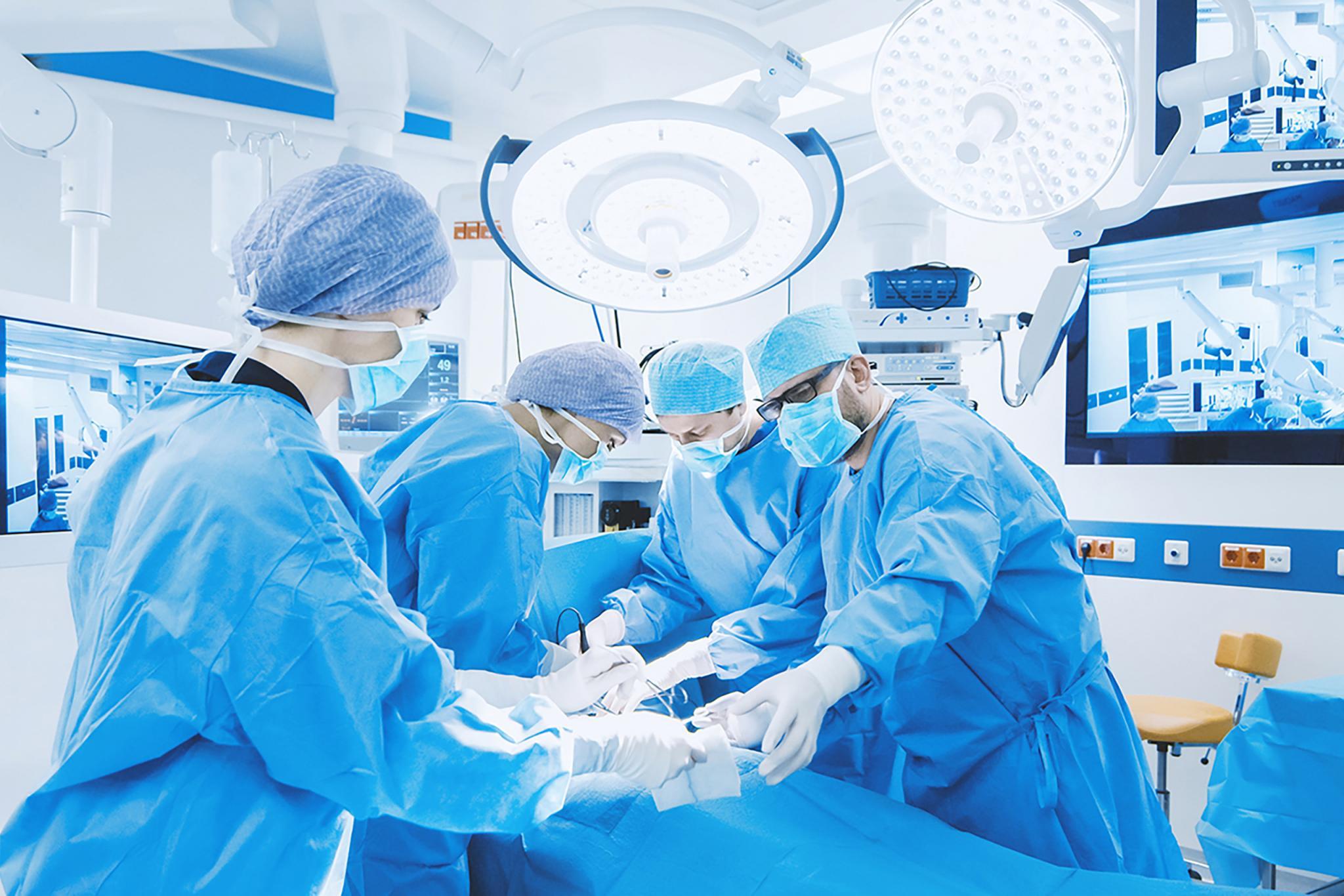 Steriles Verpackungsmaterial für chirurgische Eingriffe
