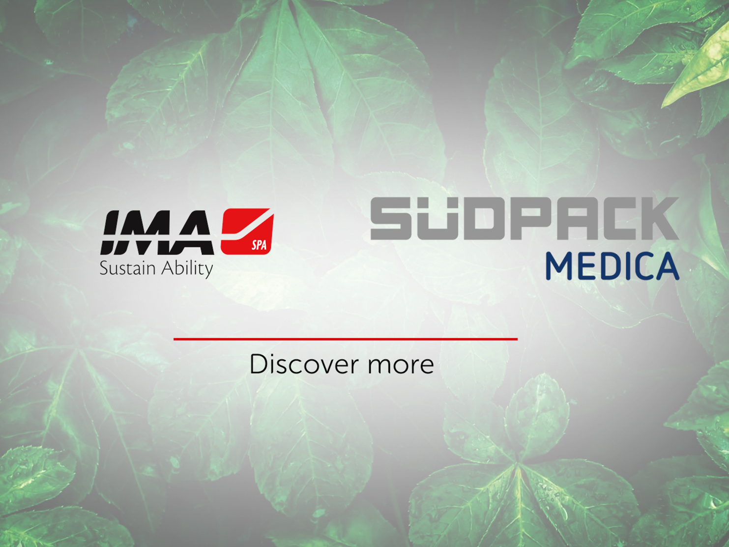 Bild zeigt das Logo von IMA und SÜDPACK Medica l Recycelbare Blisterlösung